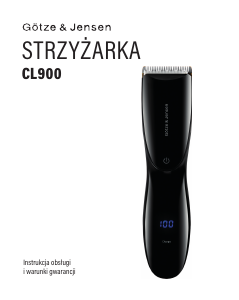 Instrukcja Götze & Jensen CL900 Strzyżarka do włosów