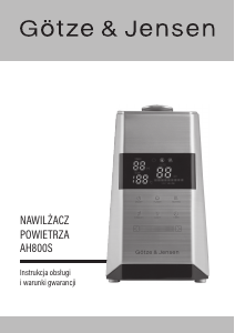 Instrukcja Götze & Jensen AH800S Nawilżacz