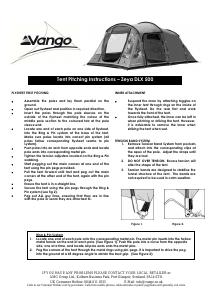Manual Vango Loira 400 Tent