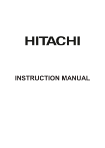 Bruksanvisning Hitachi 43HAE4252 LED TV