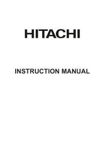 Manual Hitachi 43HAL7150 LED Television