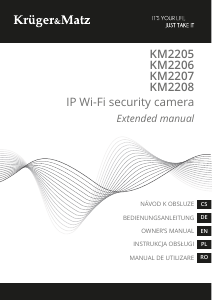 Handleiding Krüger and Matz KM2207 IP camera