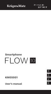 Handleiding Krüger and Matz KM05001-B Flow 10 Mobiele telefoon