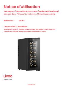 Manual Livoo GS154 Cave de vinho