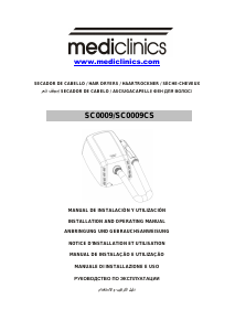 Bedienungsanleitung Mediclinics SC0009 Haartrockner
