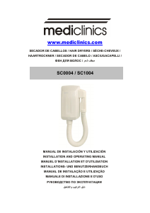 Manual Mediclinics SC1004 Hair Dryer