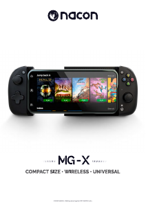 Handleiding Nacon MG-X Gamecontroller