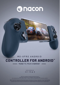 Manuale Nacon MG-XPRO Android Gamepad