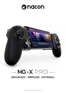 Mode d’emploi Nacon MG-XPRO Xbox Contrôleur de jeu