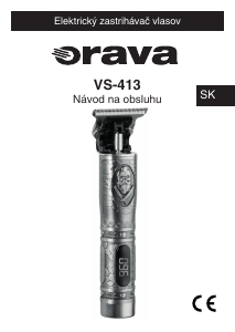 Návod Orava VS-413 Zastrihávač brady a fúzov
