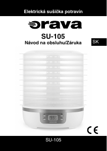 Návod Orava SU-105 Sušička potravín