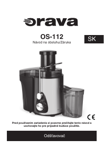 Návod Orava OS-112 Priamočiara píla