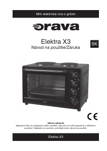 Návod Orava Elektra-X3 Rúra