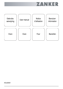 Handleiding Zanker KOU20601XB Fornuis