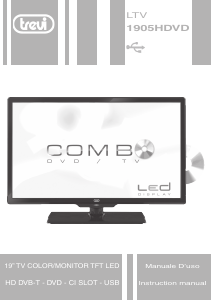 Manual Trevi LTV 1905 HDVD LED Television