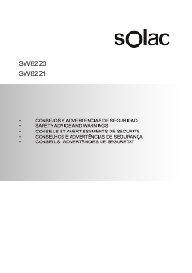 Mode d’emploi Solac SW8221 Machine à coudre