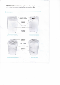 Manual de uso Thompson LRVV 5.5 Lavadora