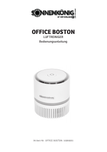 Manual Sonnenkönig OFFICE BOSTON Air Purifier