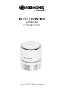 Bedienungsanleitung Sonnenkönig OFFICE BOSTON Luftreiniger