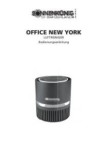 Manual Sonnenkönig OFFICE NEW YORK Air Purifier