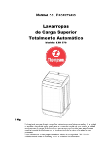 Manual de uso Thompson LTH 570 Lavadora