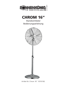 Bedienungsanleitung Sonnenkönig CHROM 16 Ventilator