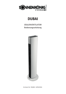 Bedienungsanleitung Sonnenkönig DUBAI Ventilator