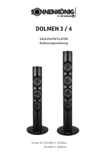 Bedienungsanleitung Sonnenkönig DOLMEN 3 Ventilator