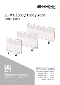 Bedienungsanleitung Sonnenkönig SLIM E 1500 Heizgerät