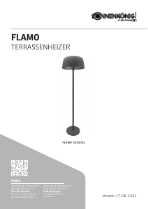Manual Sonnenkönig FLAMO Patio Heater