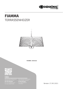 Bedienungsanleitung Sonnenkönig FIAMMA Terrassenheizer