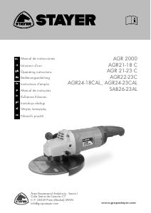 Manual Stayer AGR 2000 Rebarbadora