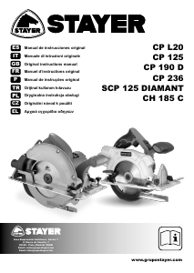 Handleiding Stayer SCP 125 DIAMANT Cirkelzaag