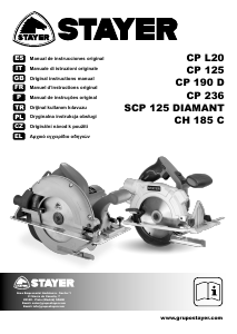 Εγχειρίδιο Stayer CP 125 Κυκλικό πριόνι