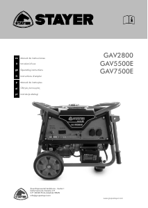 Instrukcja Stayer GAV 2800 Generator