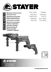 Manual de uso Stayer TM 851 BA Taladradora de percusión