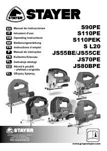 Manual Stayer JS 80 BPE Serra de recortes