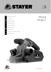 Manual Stayer P 910 B Plaina