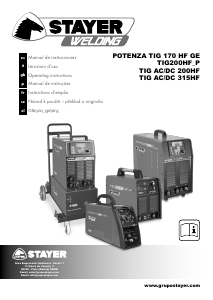 Εγχειρίδιο Stayer POTENZA TIG 170 HF GEK Συγκολλητός