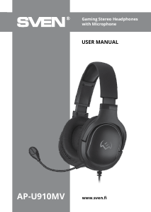 Manual Sven AP-U910MV Headset
