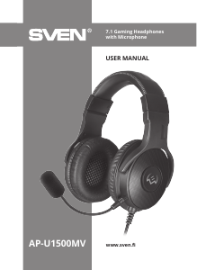 Manual Sven AP-U1500MV Headset