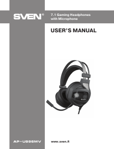 Handleiding Sven AP-U996MV Headset