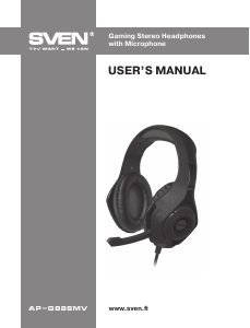 Manual Sven AP-G886MV Headset