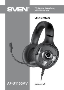 Handleiding Sven AP-U1100MV Headset