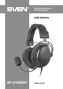 Manual Sven AP-G1000MV Headset