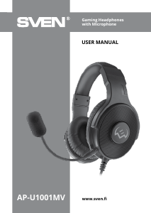 Manual Sven AP-U1001MV Headset