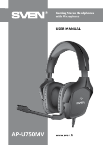 Manual Sven AP-U750MV Headset