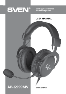 Handleiding Sven AP-G999MV Headset