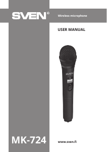 Handleiding Sven MK-724 Microfoon