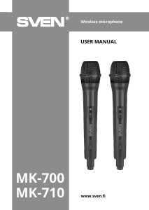 Handleiding Sven MK-710 Microfoon